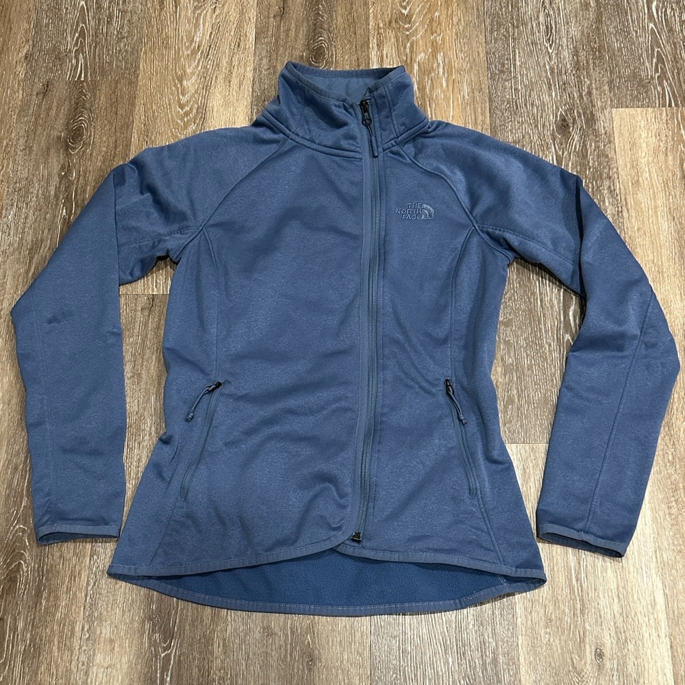 The North Face Women's Slate Blue Full-Zip Fleece Jacket